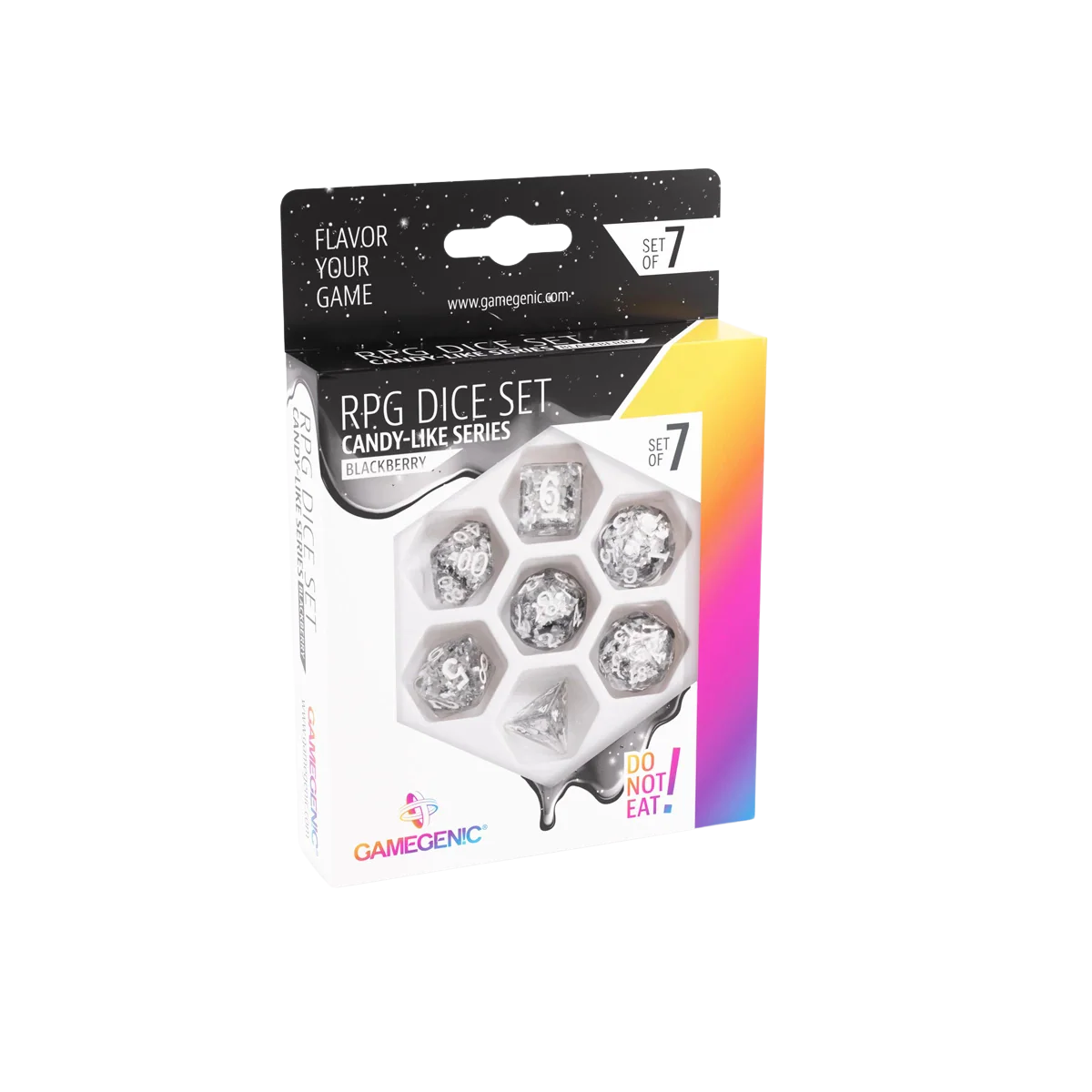 Gamegenic - Candy-like Series - Blackberry - RPG Dice Set (7pcs)