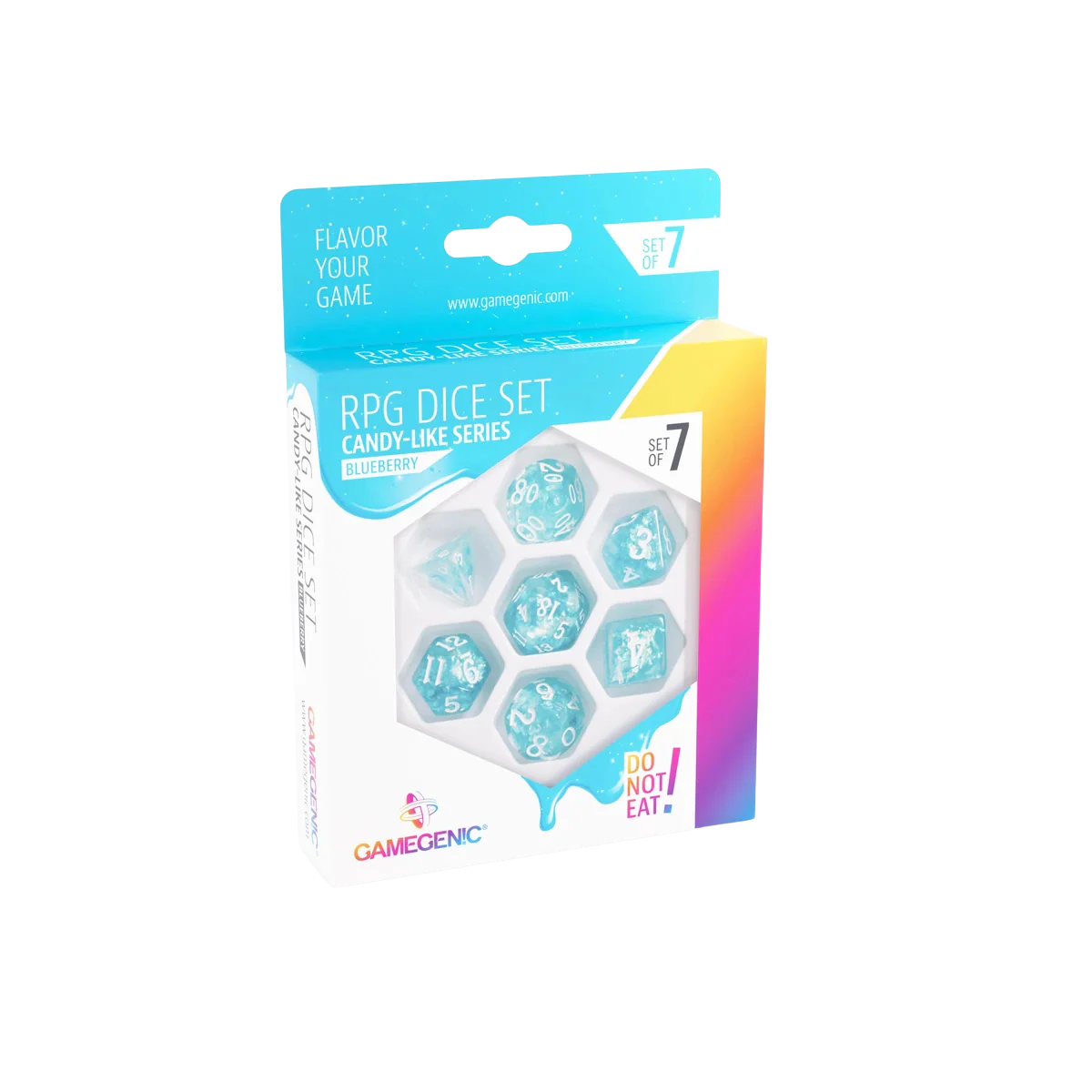 Gamegenic - Candy-like Series - Blueberry - RPG Dice Set (7pcs)