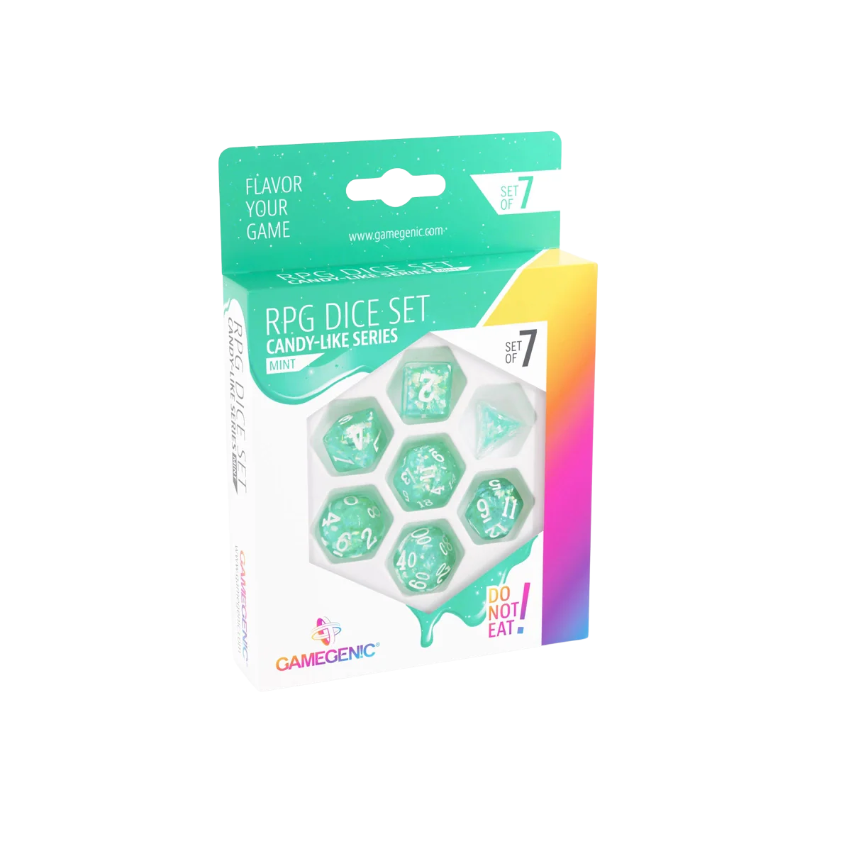 Gamegenic - Candy-like Series - Mint - RPG Dice Set (7pcs)