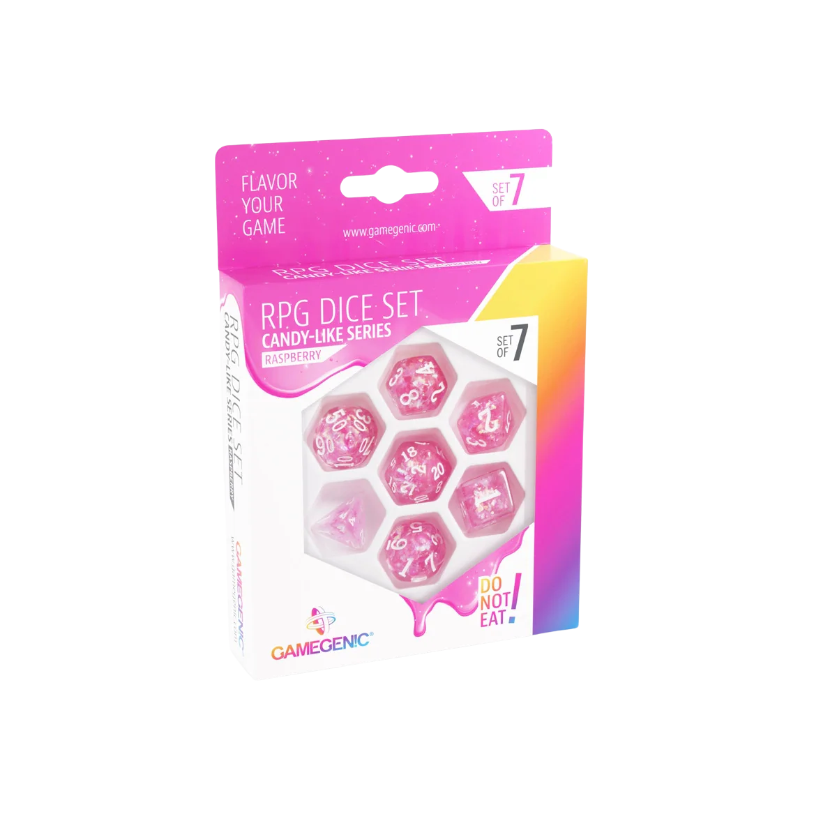 Gamegenic - Candy-like Series - Raspberry - RPG Dice Set (7pcs)