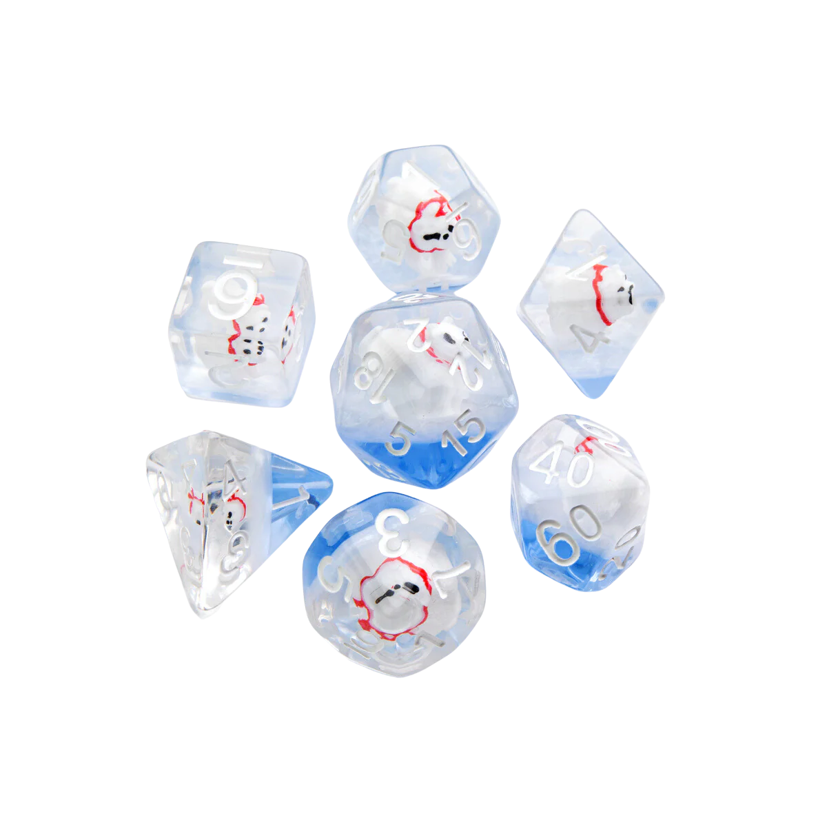 Gamegenic - Embraced Series - Polar Bear - RPG Dice Set (7pcs) - Image 2