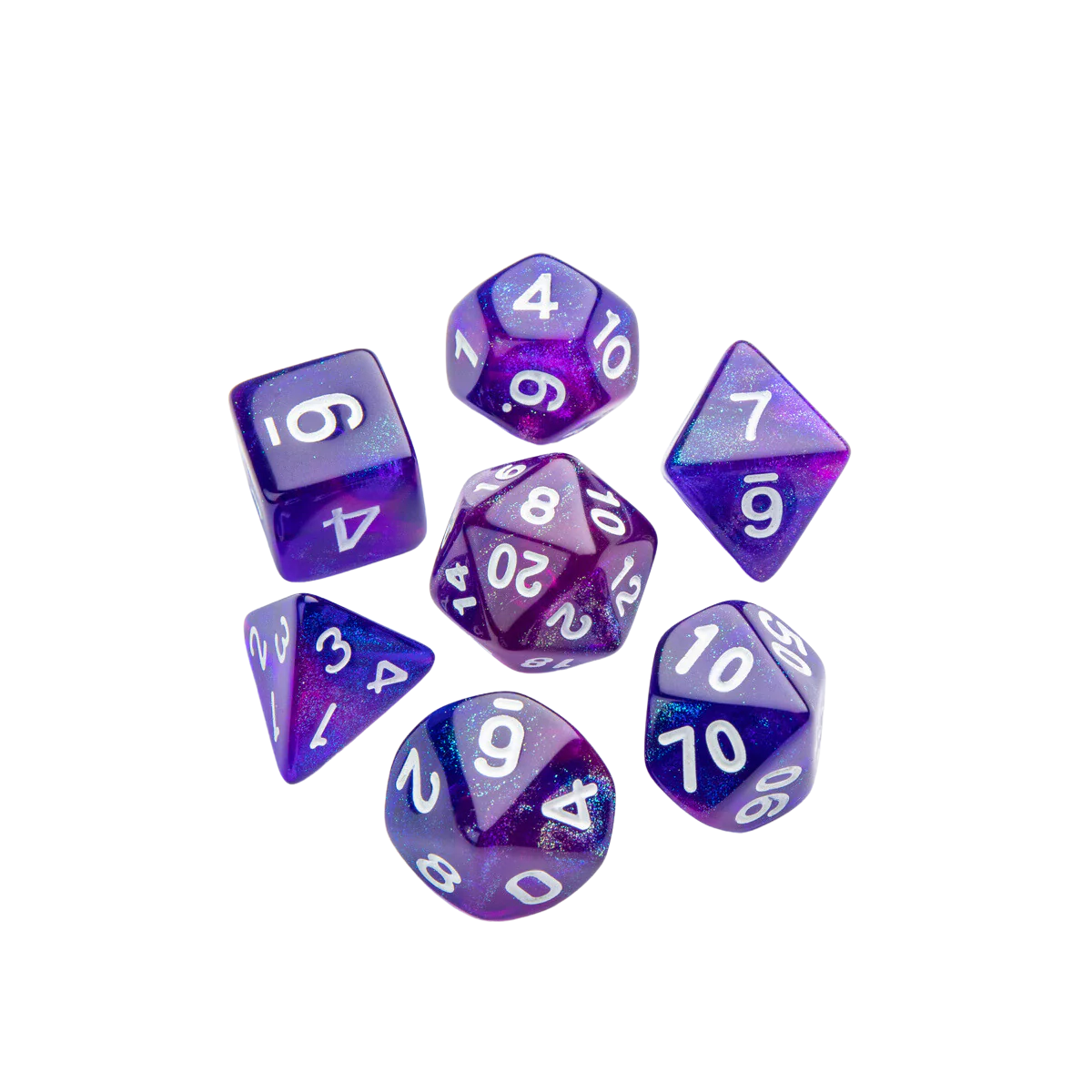 Gamegenic - Galaxy Series - Nebula - RPG Dice Set (7pcs) - Image 2