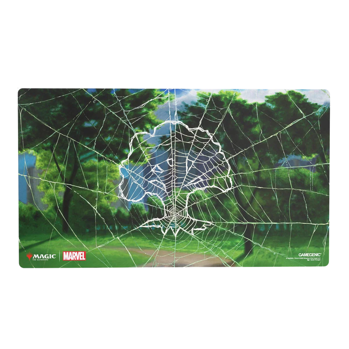 Gamegenic - Magic: The Gathering | Marvel's Spider-Man Shiny Playmat - Spider-Man Forest