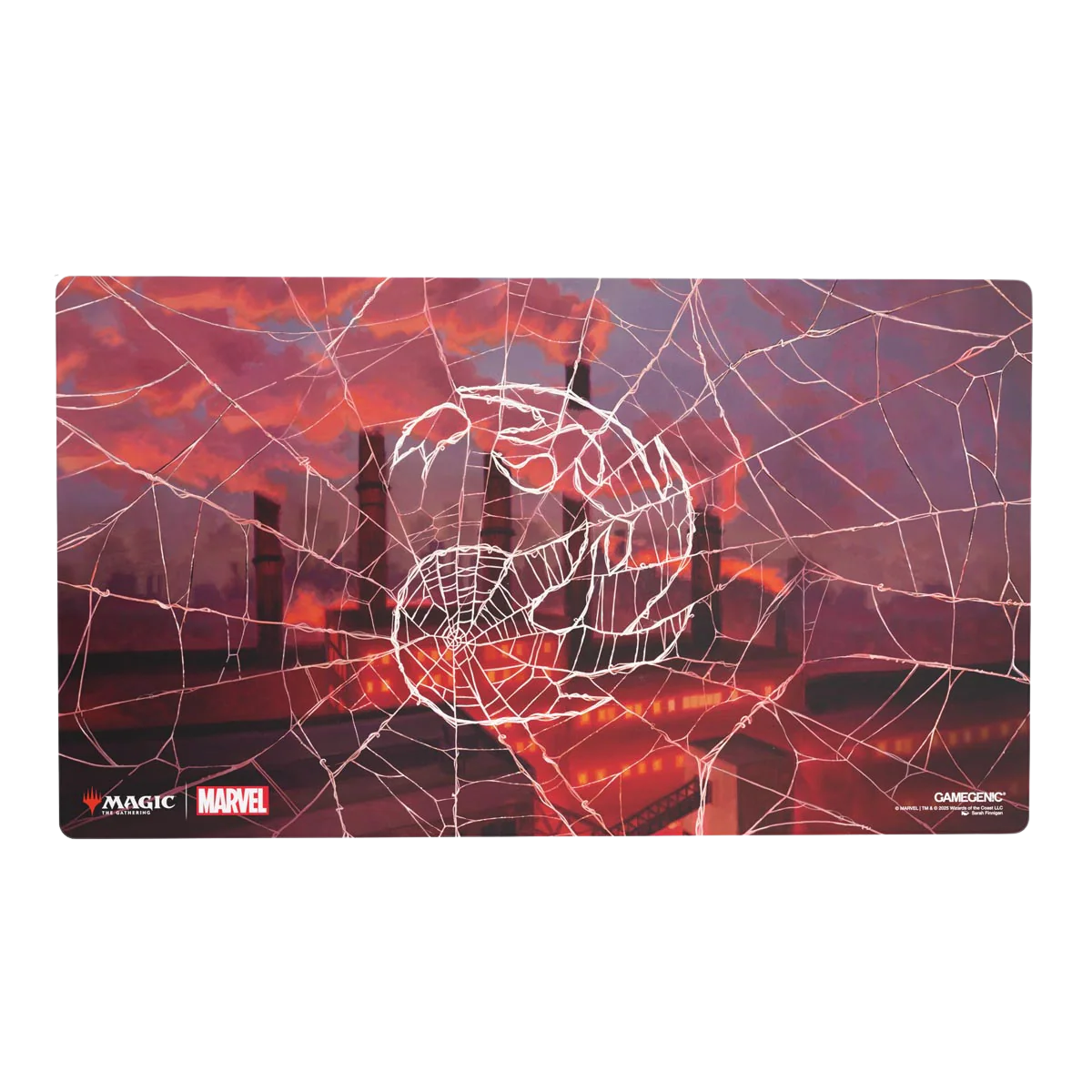 Gamegenic - Magic: The Gathering | Marvel's Spider-Man Shiny Playmat - Spider-Man Mountain