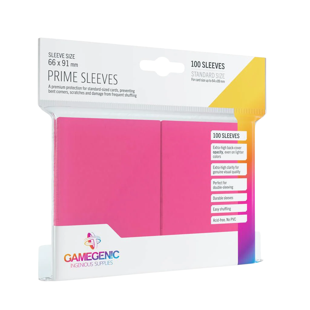 Gamegenic - Prime Sleeves Pink (100 Sleeves)
