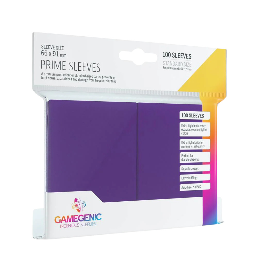 Gamegenic - Prime Sleeves Purple (100 Sleeves)