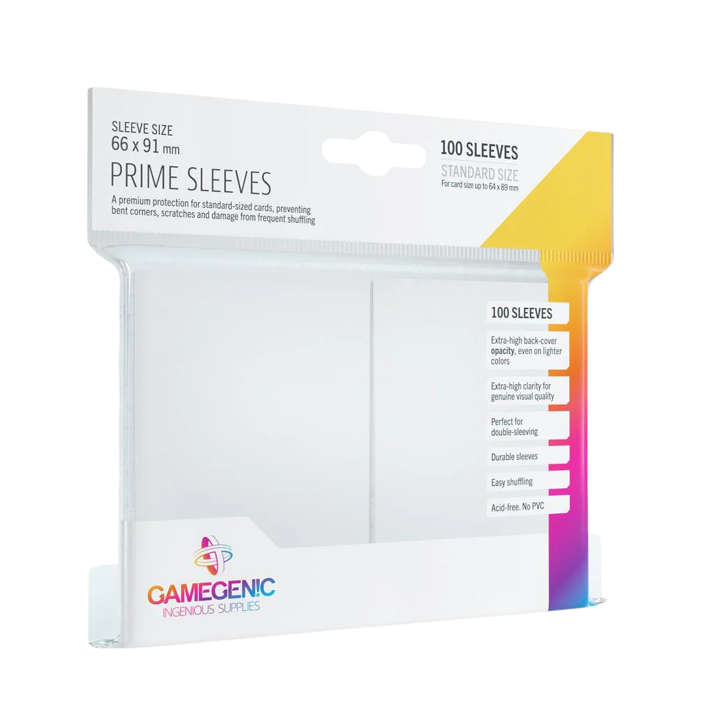 Gamegenic - Prime Sleeves White (100 Sleeves)