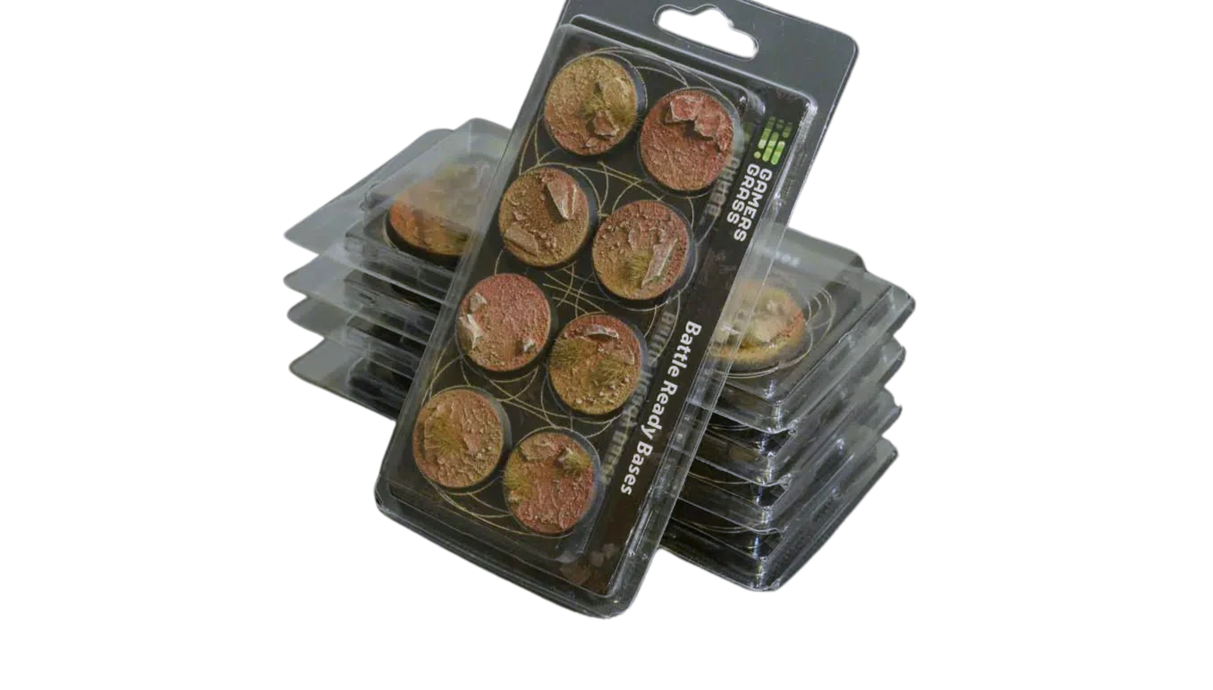 Gamers Grass - Badlands Bases, Round 32mm (x8)