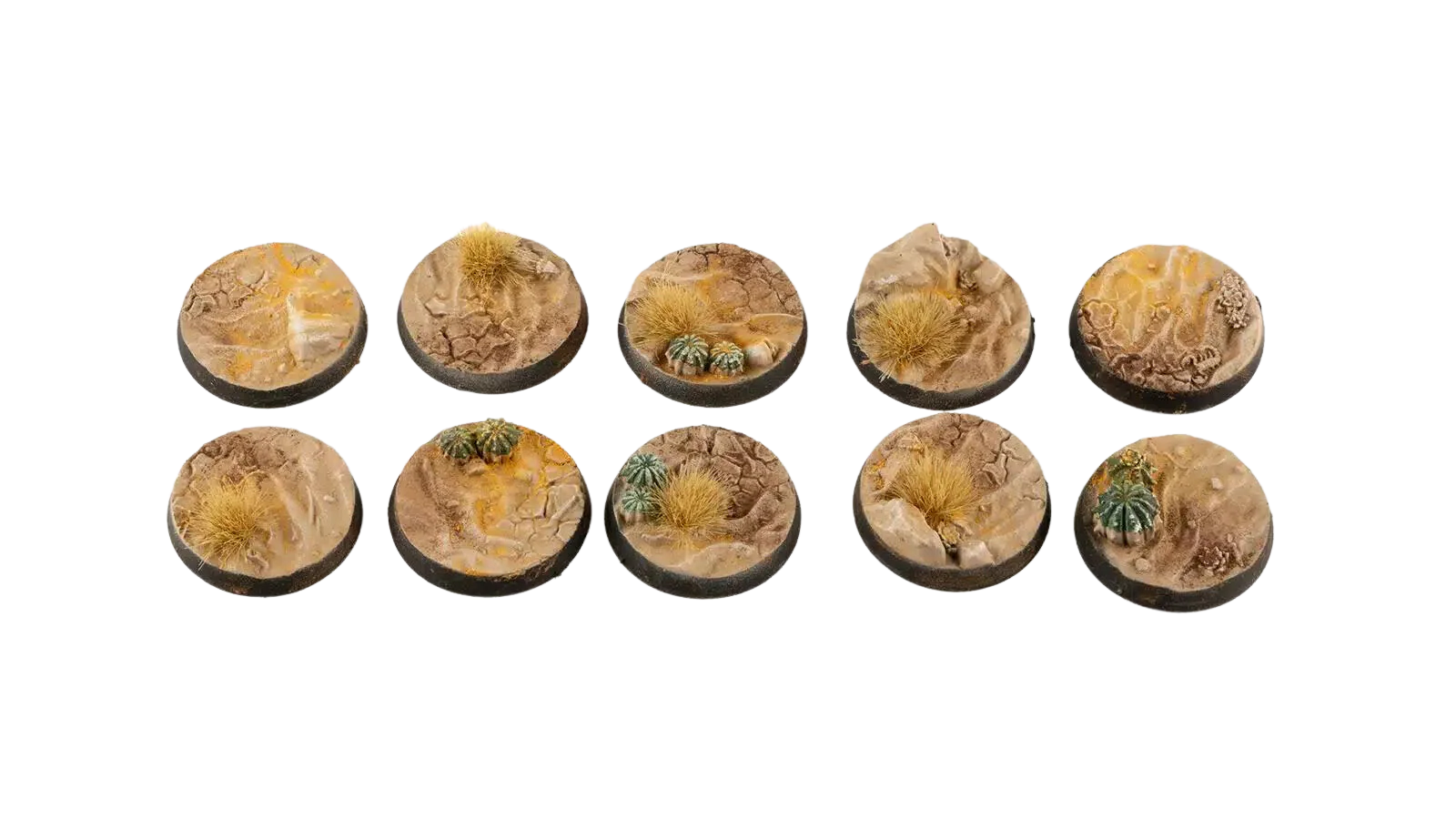 Gamers Grass - Deserts of Maahl Bases - Round 25mm (x10)