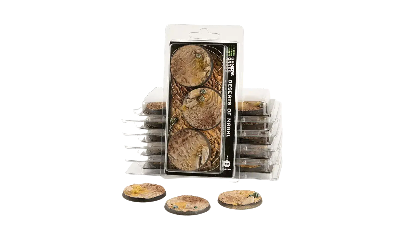 Gamers Grass - Deserts of Maahl Bases - Round 50mm (x3) - Image 2