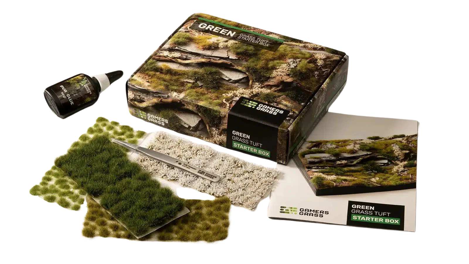 Gamers Grass - Green Grass Tuft Starter Box