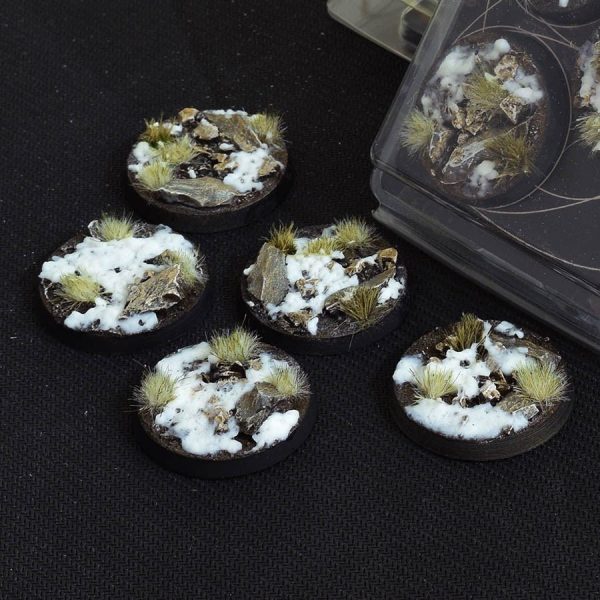 GamersGrass Winter Bases, Round 40mm (x5)
