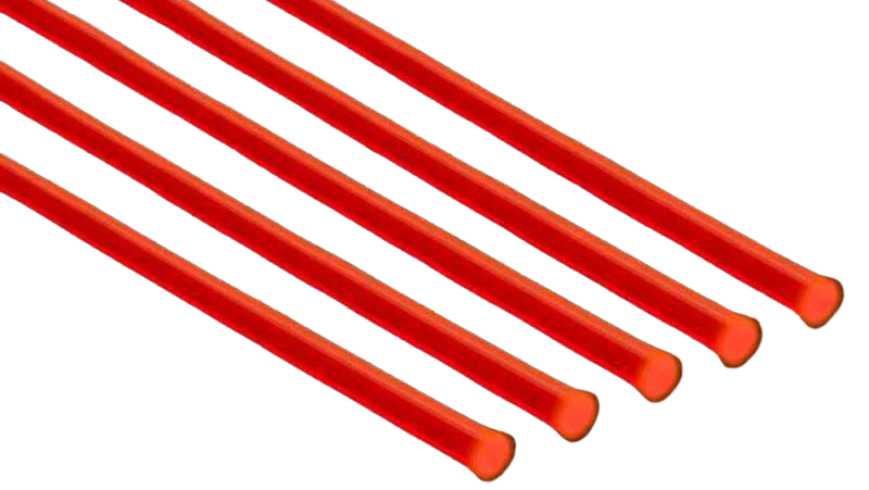 Green Stuff World - Acrylic Rods - Round 1.6 mm Fluor RED-ORANGE
