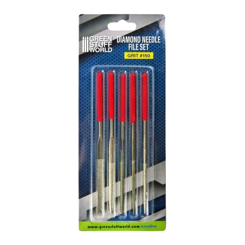 Green Stuff World - Diamond Needle Files Set - Grit 150