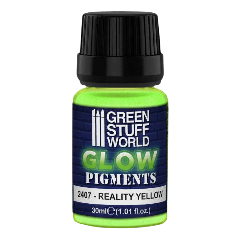 Green Stuff World - Glow in the Dark Pigment - REALITY YELLOW-GREEN