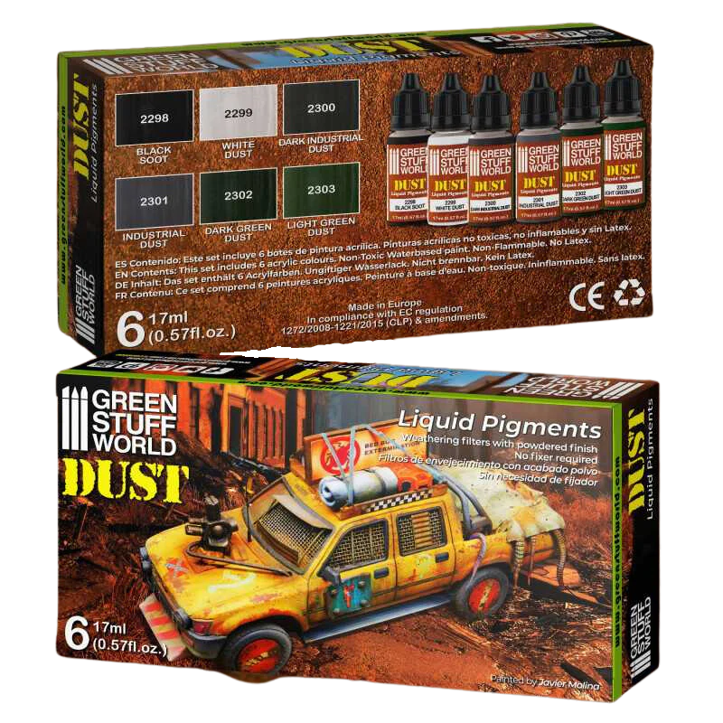 Green Stuff World - Liquid Pigments Set - Dust