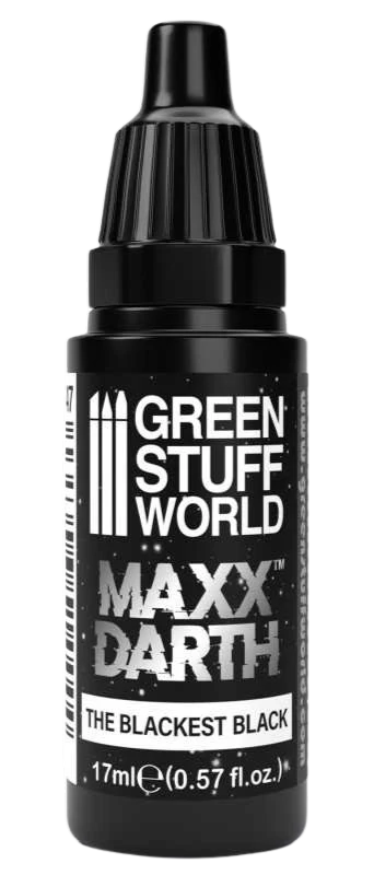 Green Stuff World - Maxx Darth Black Paint 17 ml