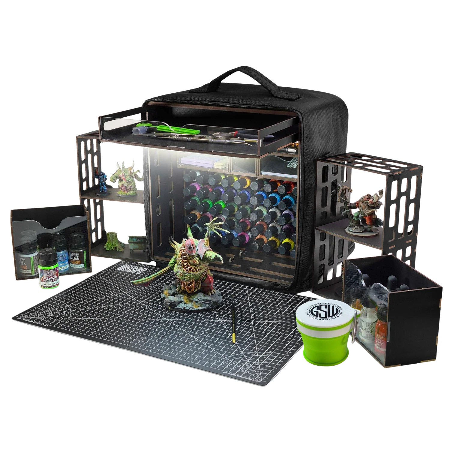 Green Stuff World - Miniature Portable Paint Station