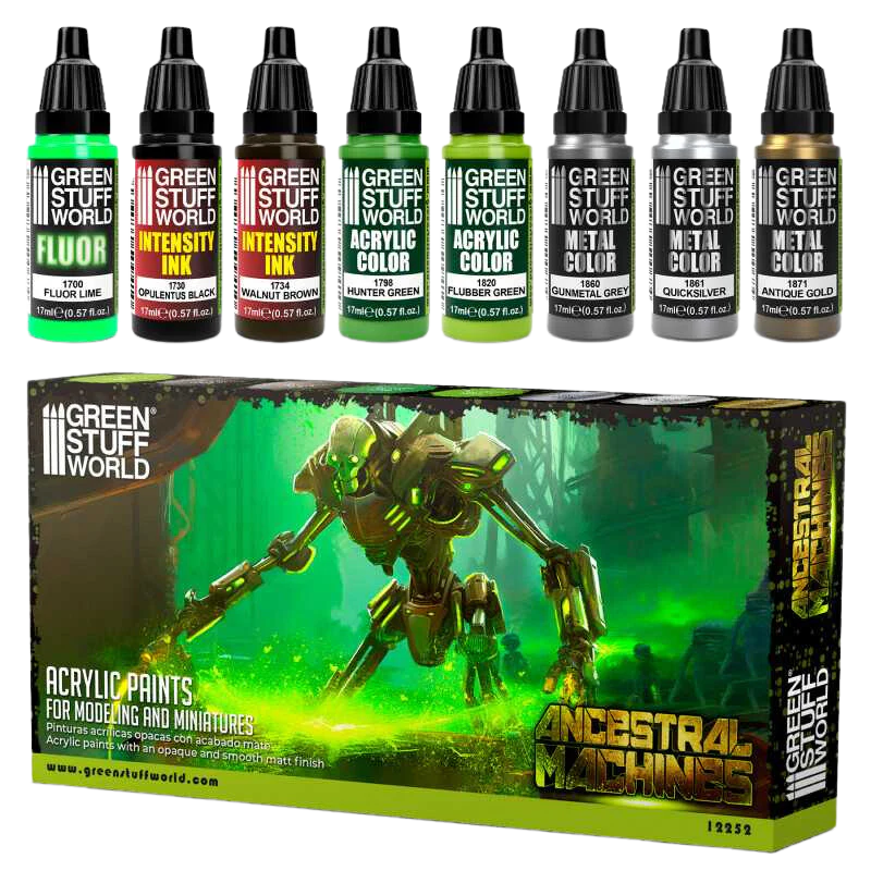 Green Stuff World - Paint Set - Ancestral Machines