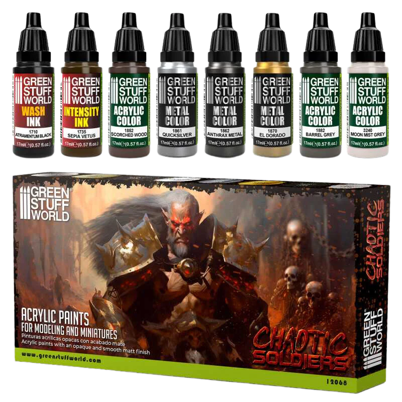 Green Stuff World - Paint Set - Chaotic Soldiers