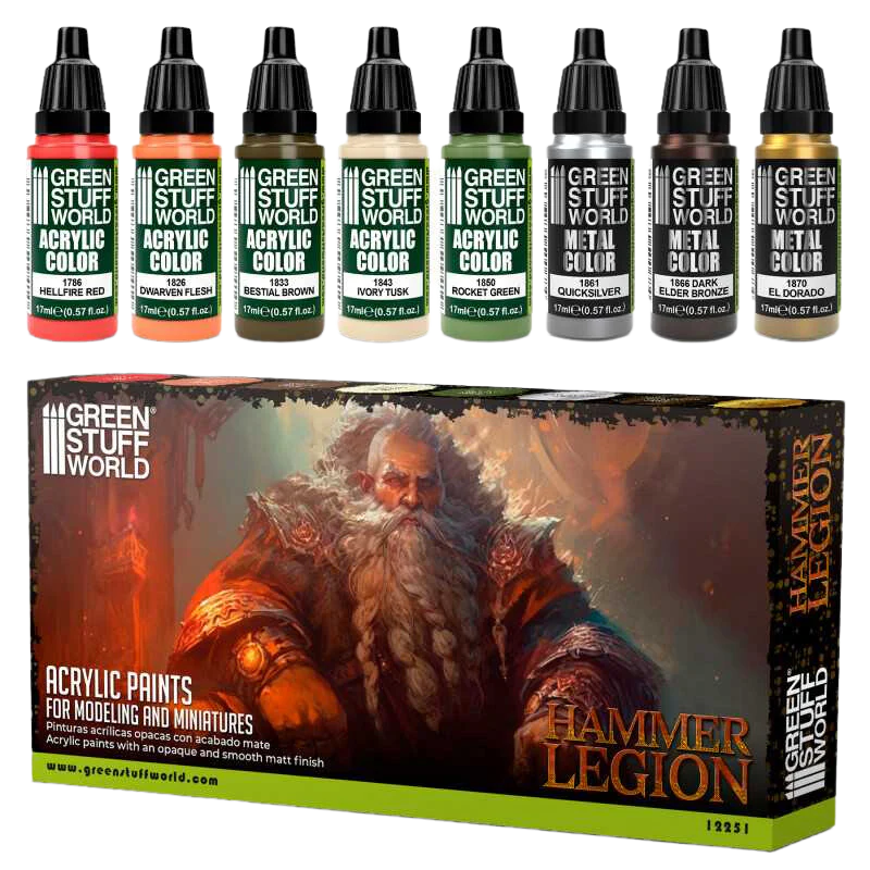 Green Stuff World - Paint Set - Hammer Legion