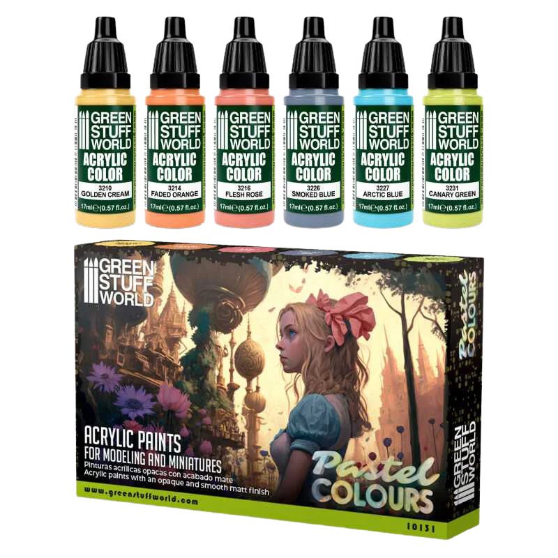 Green Stuff World - Paint Set - Pastel Colors