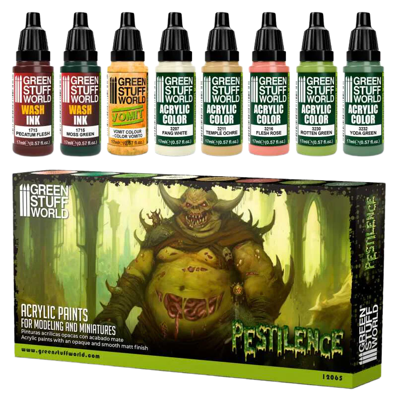 Green Stuff World - Paint Set - Pestilence