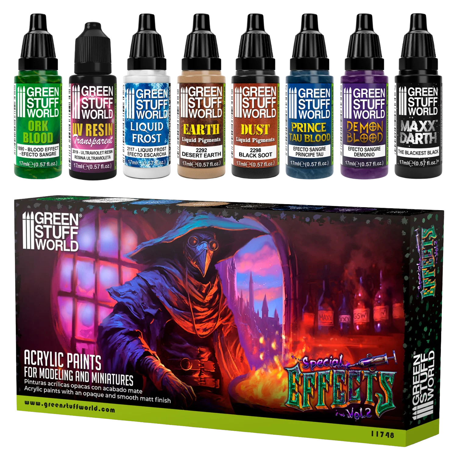 Green Stuff World - Paint Set - Special Effects Vol. 2