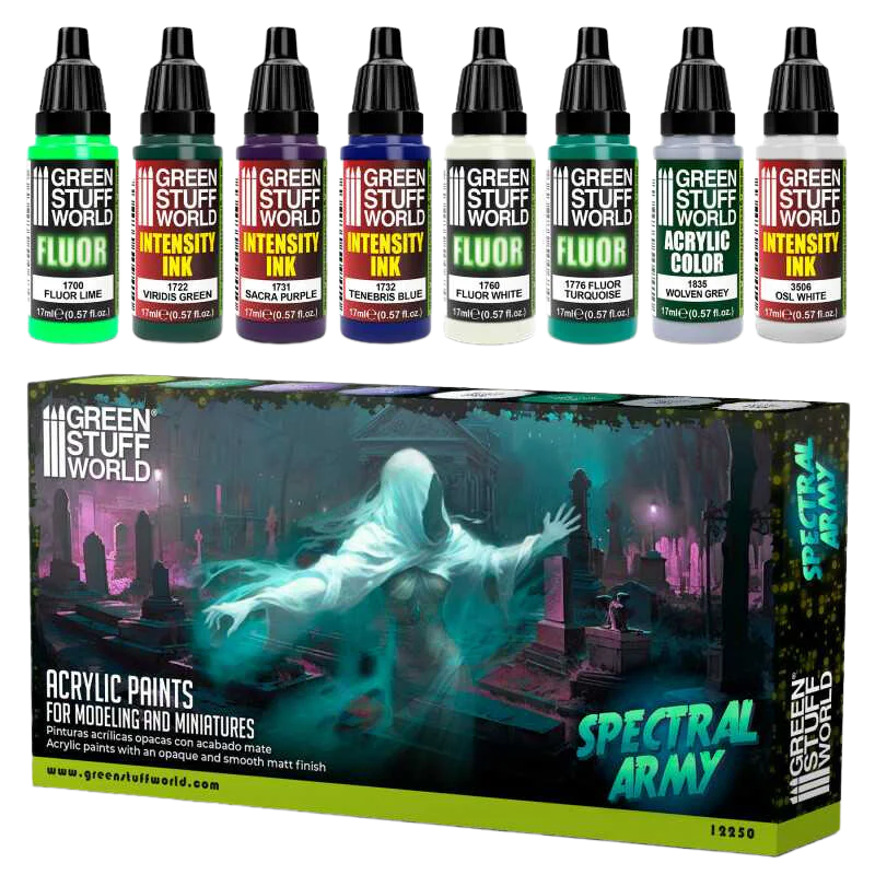 Green Stuff World - Paint Set - Spectral Army
