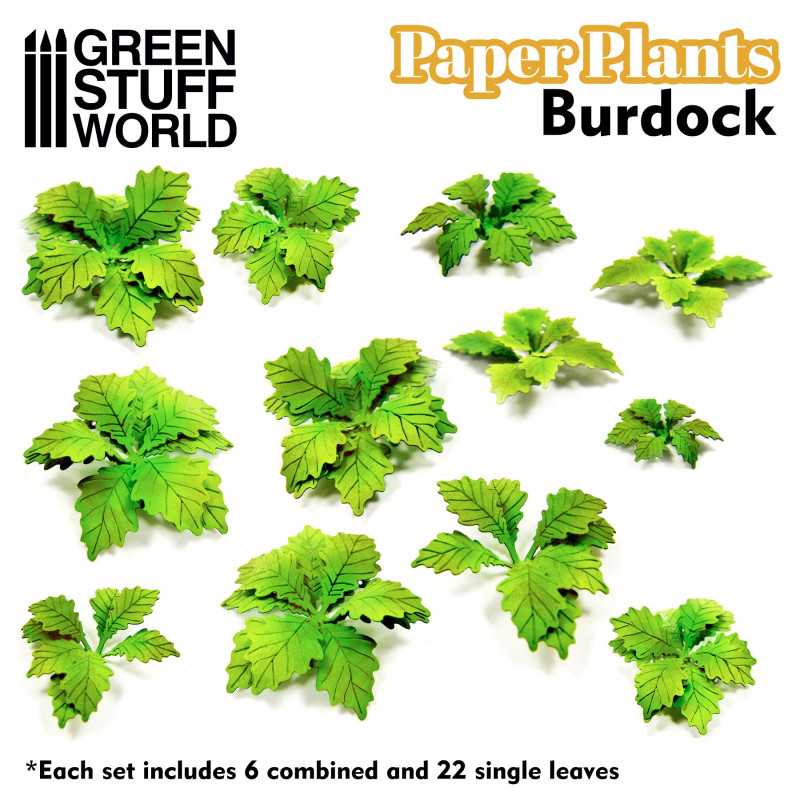 Green Stuff World - Paper Plants - Burdock - Image 2