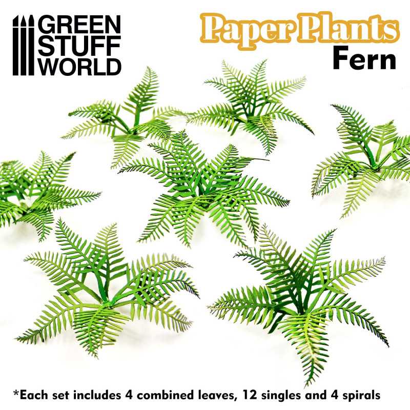 Green Stuff World - Paper Plants - Fern - Image 2