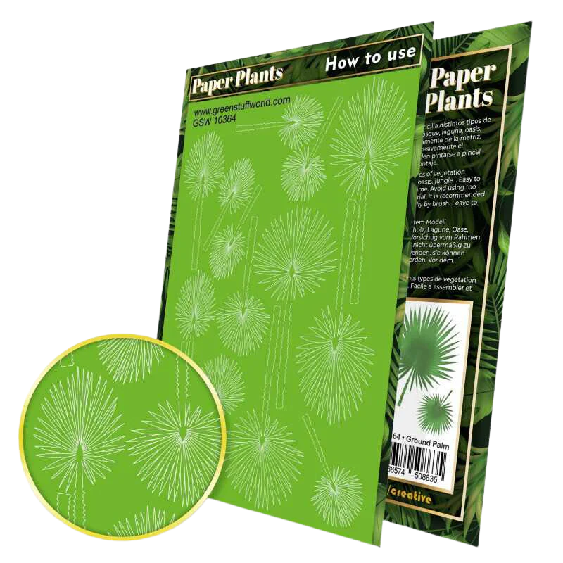 Green Stuff World - Paper Plants - Ground Palm