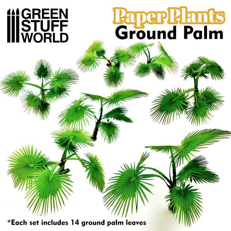 Green Stuff World - Paper Plants - Ground Palm - Image 2
