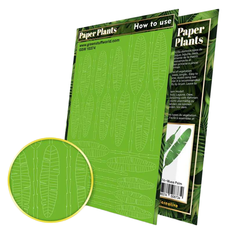 Green Stuff World - Paper Plants - Musa Palm