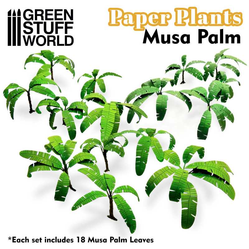 Green Stuff World - Paper Plants - Musa Palm - Image 2