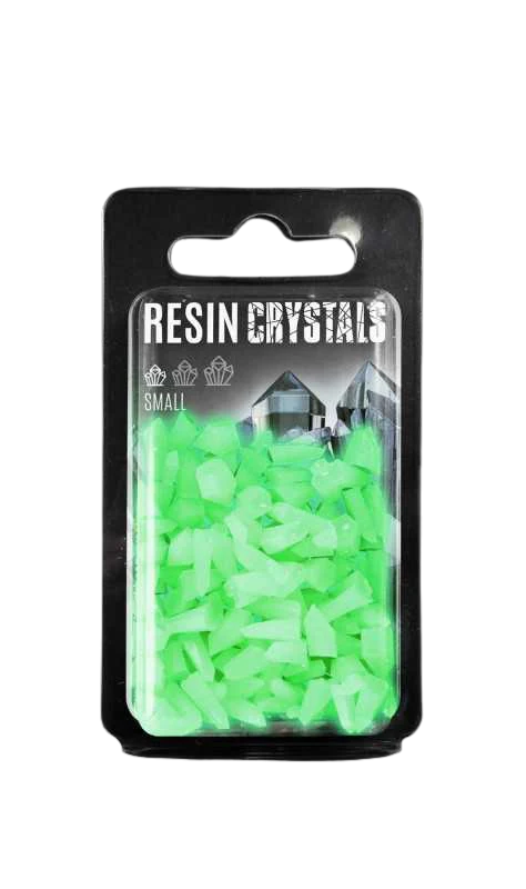 Green Stuff World - Resin Crystals SMALL - Green Glow