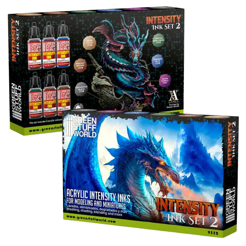Green Stuff World - Set x6 Intensity Inks - Set 2