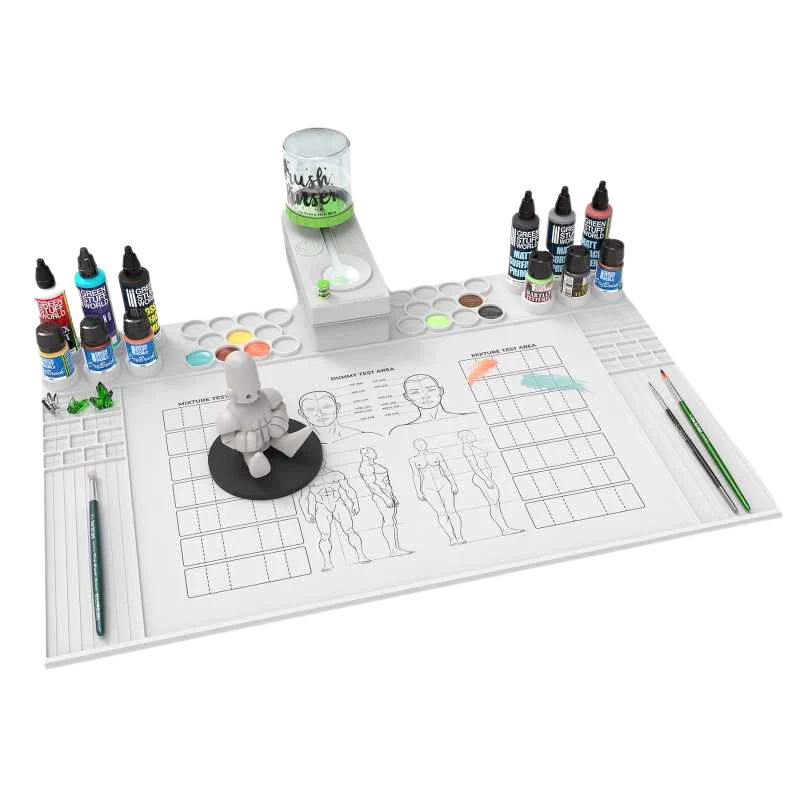 Green Stuff World - Silicone Painting Mat with Edges