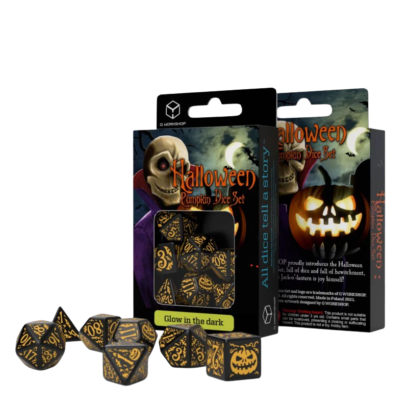 Halloween Pumpkin - Jack OâLantern Dice Set