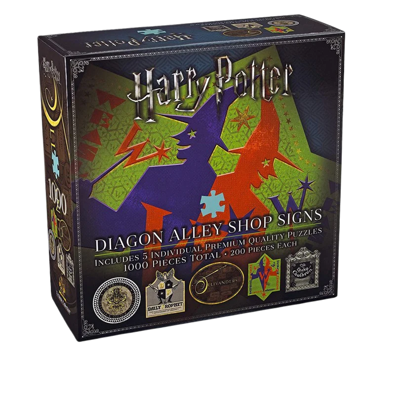 Harry Potter Puzzle - Diagon Alley Shop Signs