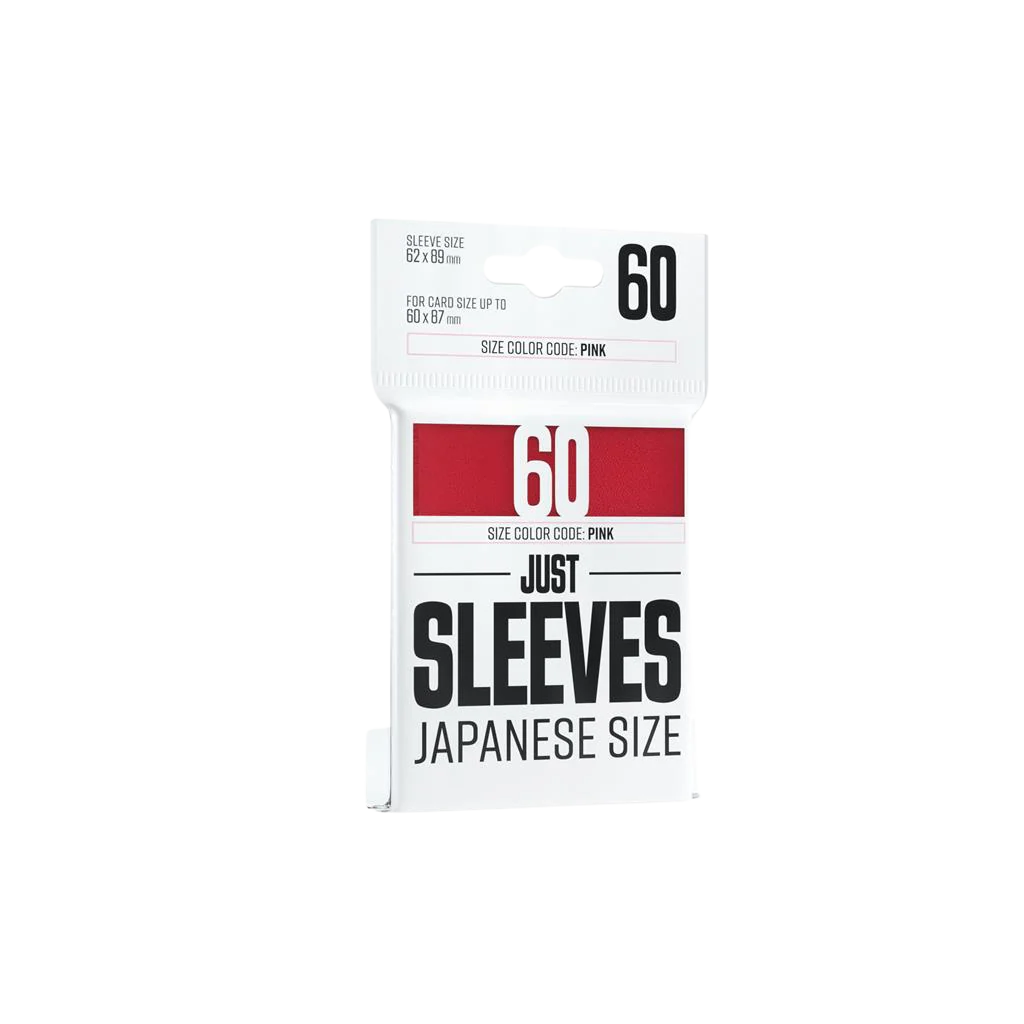 Just Sleeves - Japanese Size Red (60 Sleeves)