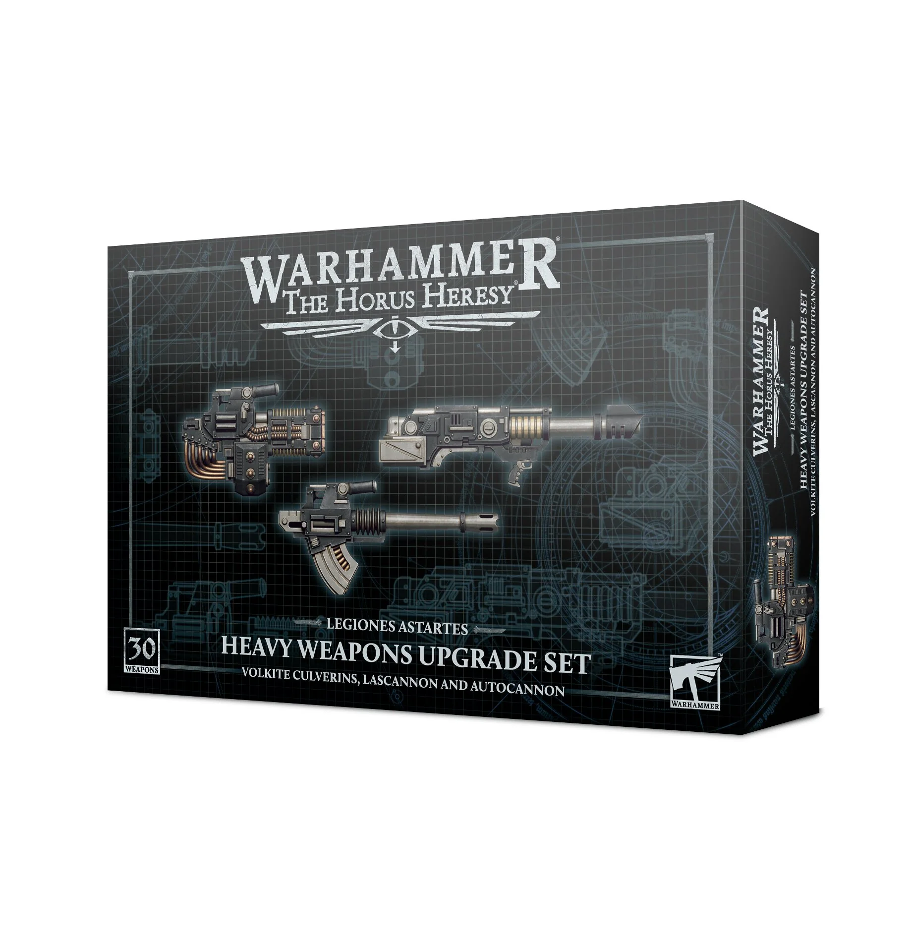 Legiones Astartes: Heavy Weapons Upgrade Set – Volkite Culverins, Lascannons, and Autocannons