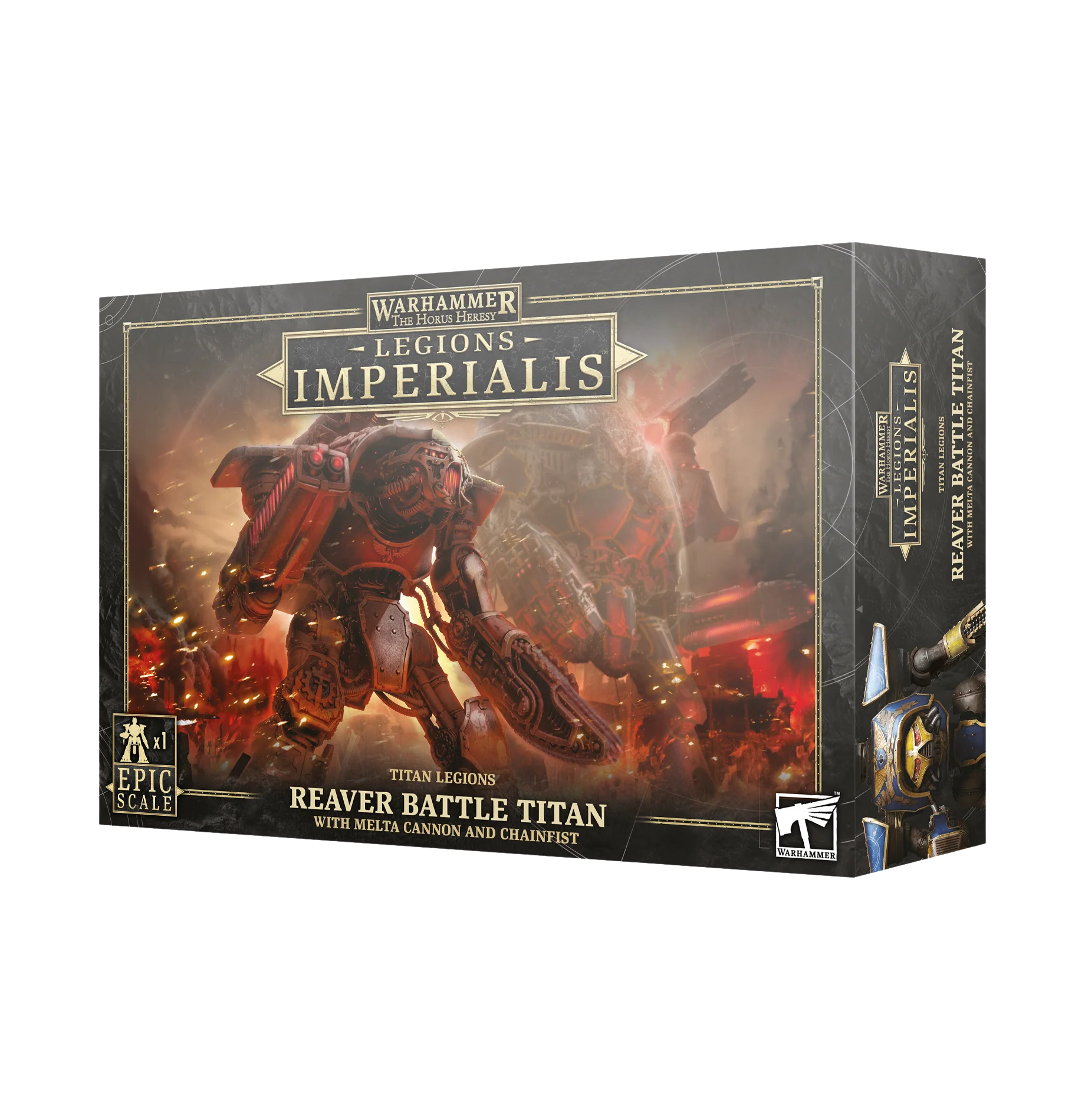 Legions Imperialis: Reaver Titan with Melta Cannon and Chainfist
