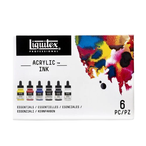 Liquitex - Acrylic Ink Set - 6x30ml - Essentials