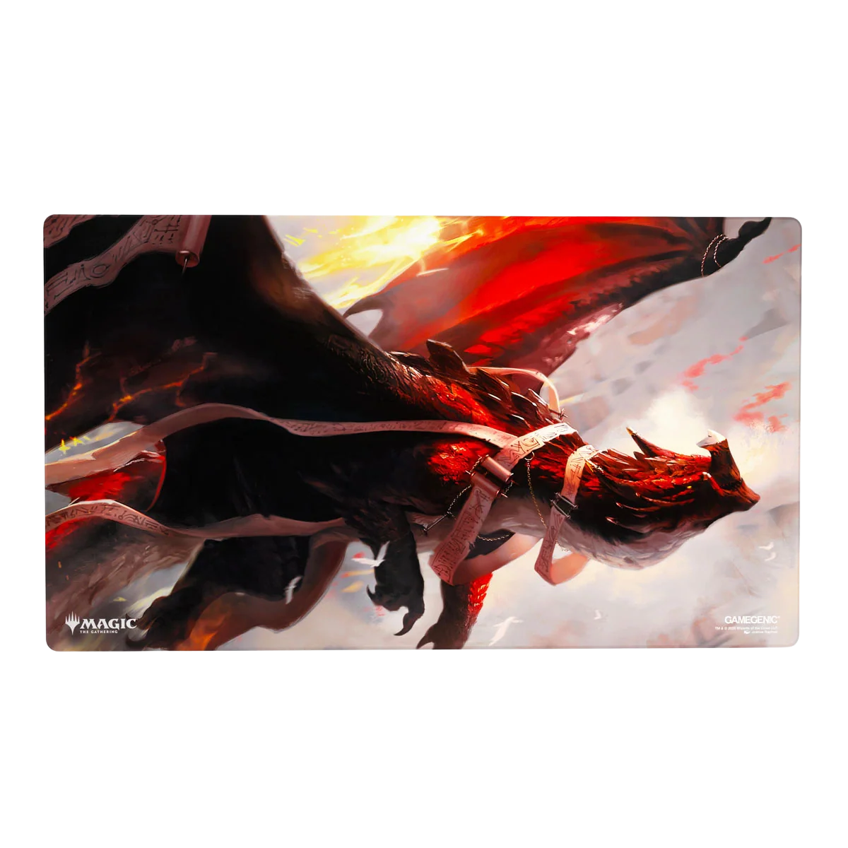 Magic: The Gathering | Secrets of Strixhaven Shiny Playmat - Lorehold, the Historian