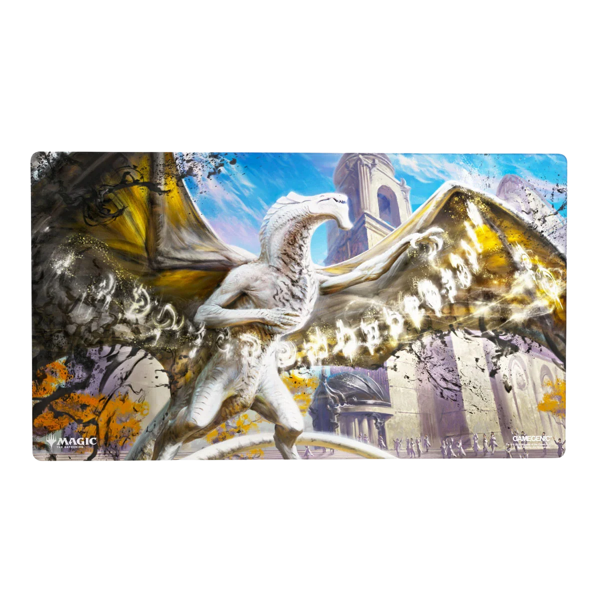 Magic: The Gathering | Secrets of Strixhaven Shiny Playmat - Silverquill, the Disputant