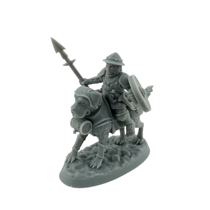 Male Halfling Dog Rider