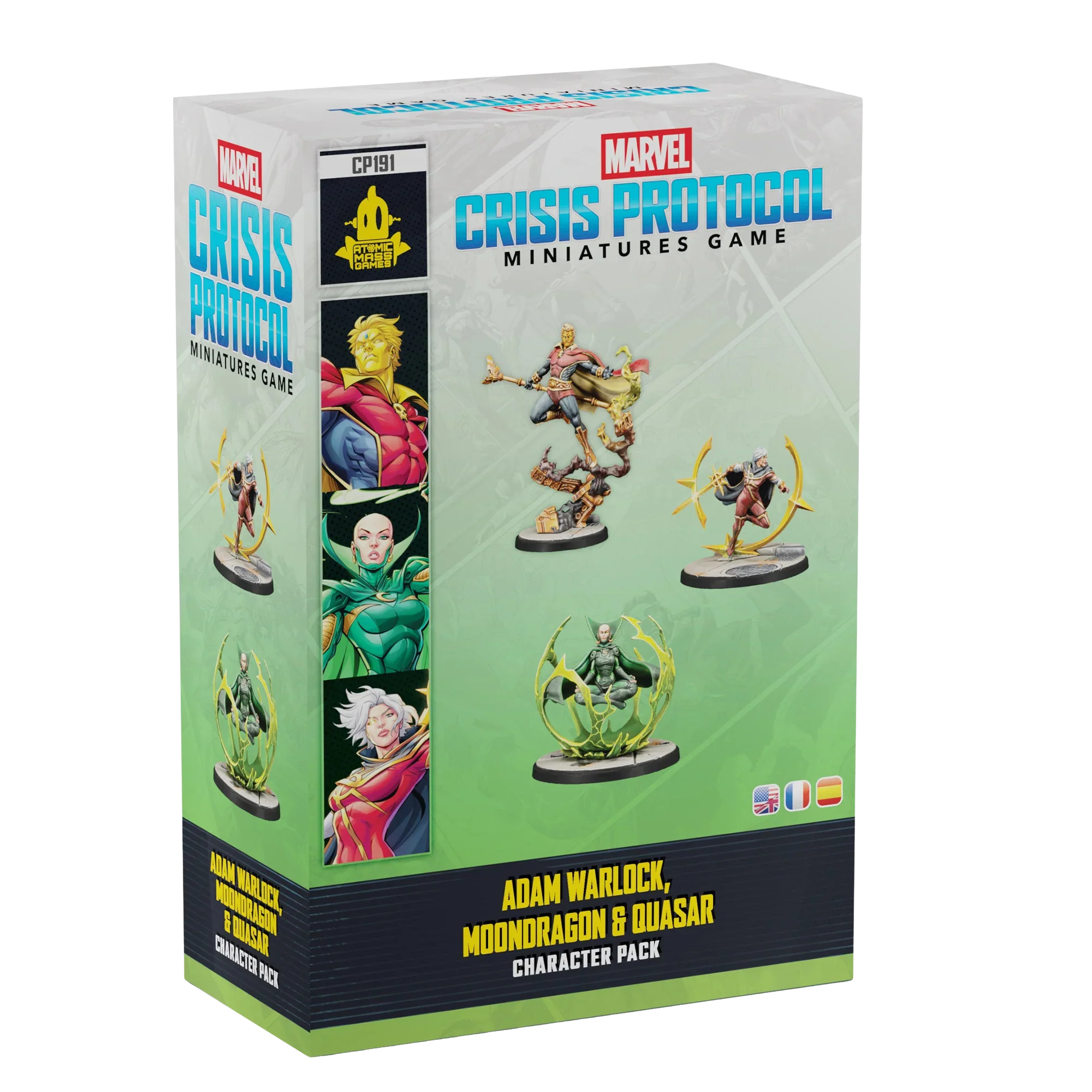 Marvel Crisis Protocol - Adam Warlock, Moondragon, & Quasar (Phylla Vell)