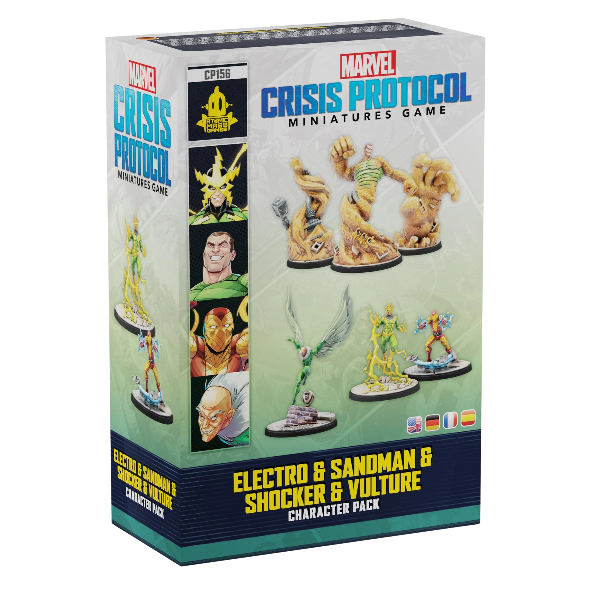 Marvel Crisis Protocol: Electro & Sandman & Shocker & Vulture - EN/DE/FR/SP