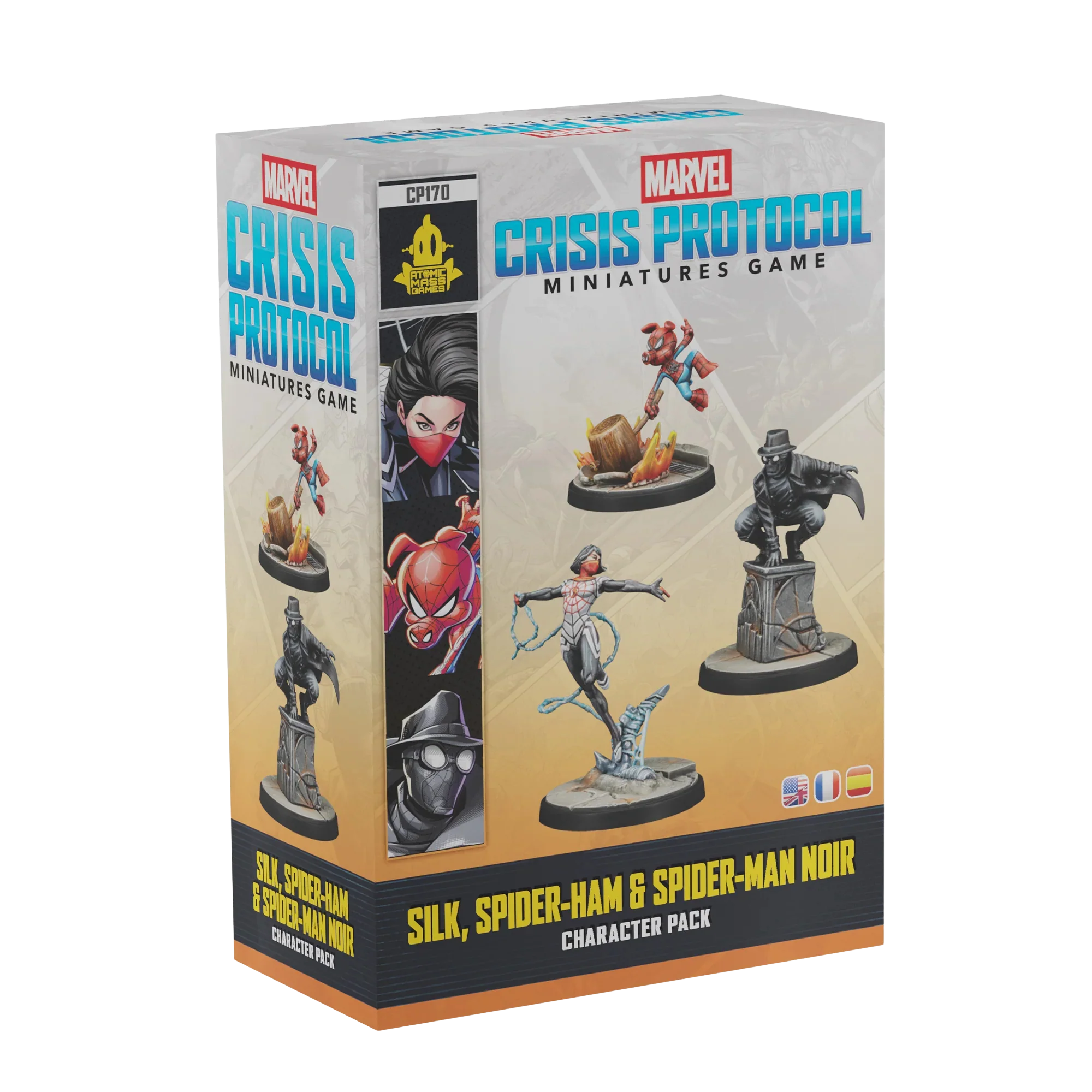 Marvel Crisis Protocol - Silk, Spider-Ham & Spider-Man Noir